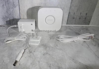 Phillips Hue Bridge Hub Model 458471 with Power Supply & Ethernet Cable - Image 1 of 4