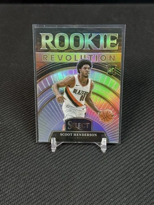 2023-24 Panini Select - Rookie Revolution Scoot Henderson #4 Silver Prizm (RC) - Image 1 of 2