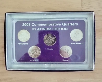 50 States Commemorative Quarters - Platinum Edition - Denver Mint - 2008 - Image 1 of 4