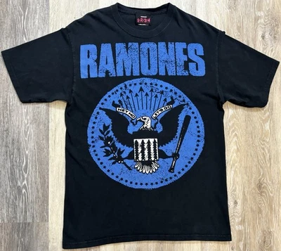 Camisa Vintage Ramones 1234 Sello Presidencial Talla Mediana Blitzkrieg Bop Hey Ho Foto 1 de 4