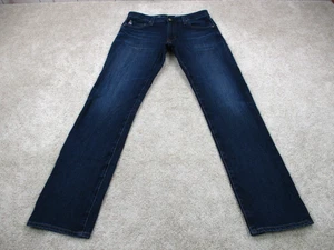 AG Adriano Goldschmied Jeans Men 32x33 Blue Graduate Tailored Dark Denim 360 USA - Picture 1 of 12
