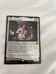 Peter Parker Amazing Spider-Man Foil #0010 Marvel's Spider-Man MTG NM  - Bild 1 von 2