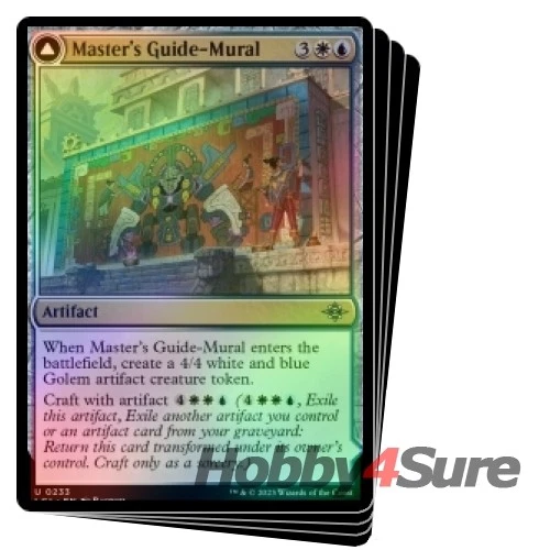 Foil Master's Guide-mural X4 M/NM Magic MTG The Lost Caverns Of Ixalan - Image 1 of 1
