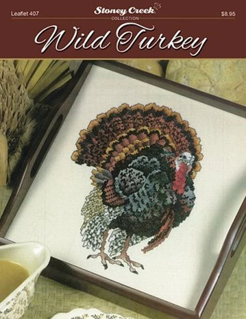 Wild Turkey LFT407 by Stoney Creek cross stitch pattern - Image 1 of 1