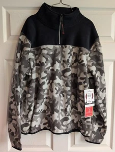 Canada Weather Gear - Grey Camo Fleece - Size Large - Picture 1 of 3