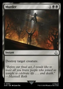 x4 Murder - Foil U MTG Universes Beyond: Assassin's Creed M/NM, English - Picture 1 of 1