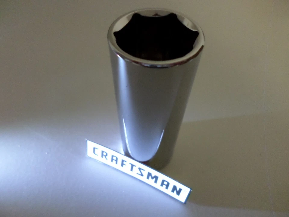NEW Craftsman 1/2" Deep 6pt Socket, Choose a Size: 11/16" to 1", 6-point - Image 1 of 1