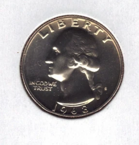 1968-S PROOF WASHINGTON QUQATER - Picture 1 of 2