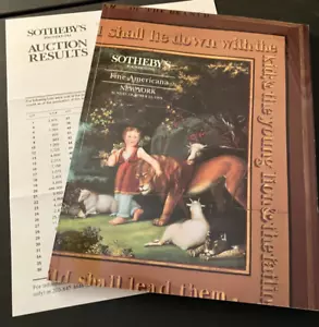Sotheby's Auction Catalog - Fine Americana, Furniture, Art & More - October 1993 - Picture 1 of 4