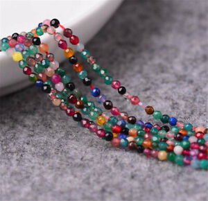 1pcs 4MM Color jade round cut pine bead gemston15inches Healing Wristband Fancy