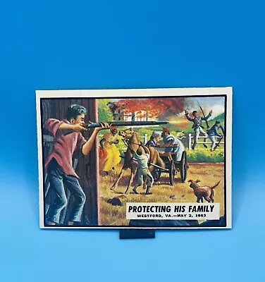 1962 Topps Civil War News #41 Protecting His Family NM-MT - Image 1 of 2