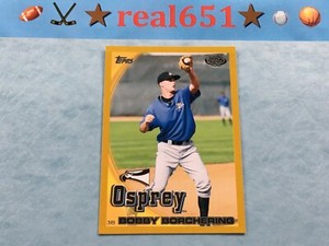 2010 Topps Pro Debut Gold #170 BOBBY BORCHERING Rookie-Prospect /50 Diamondbacks