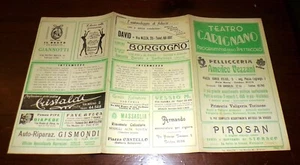 Programma Teatro Carignano Torino 1938 ARMANDO MIGLIARI un bacio e.. Pubblicità - Picture 1 of 2