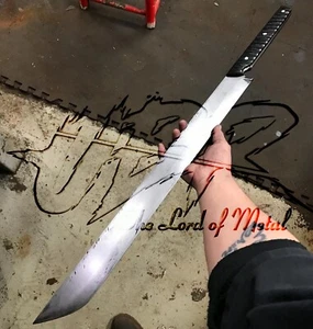 UBR CUSTOM HANDMADE HIGH CARBON STEEL NINJA WAKIZASHI SWORD WITH MICARTA HANDLE - Picture 1 of 1