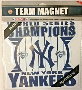 New York Yankees World Series Champions MLB Die Cut 11" X11" Magnet - Picture 1 of 1
