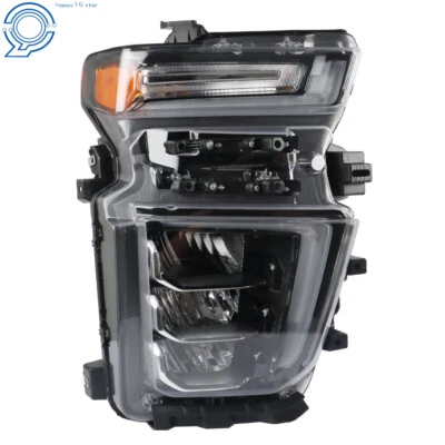 For Silverado 2500/3500HD 2020-2023 Headlight Assembly LED Right Side Clear Lens - Image 1 of 4