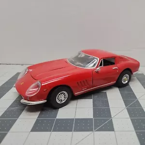 ERTL 1/18 SCALE 1966 RED FERRARI GTB 4. - Picture 1 of 9