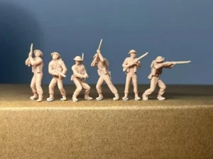 1/72/48/35/87/100/144 Soldados británicos de la Segunda Guerra Mundial atacando edificios 6 personas - Imagen 1 de 1