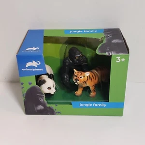 Animal Planet Jungle Family Tiger, Gorilla. and Panda solid figures New - Picture 1 of 6