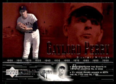 2002 Upper Deck Piece of History #71 Gaylord Perry - Image 1 of 2