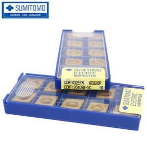 SUMITOMO CCMT120408N-SC AC820P / CCMT432EFM AC820P CNC carbide inserts 10pcs - Picture 1 of 2