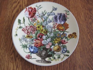 Vintage Winterthur 8.25" Plate John Bowles Floral Print Andrea by Sadek 1996 NOS - Picture 1 of 5