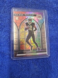 2022 Mosaic Football Chris Olave Glass Mosaic Case Hit GM-28 New Orleans Saints