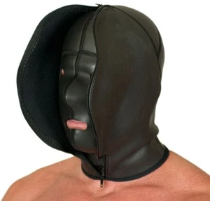NEOPRENE CONFINEMENT HOOD / KINK PLAYROOM INTEREST (Small / Medium) - Imagen 1 de 2