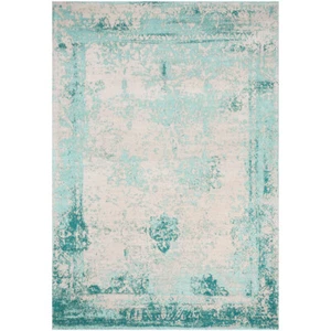 SAFAVIEH Classic Vintage Collection CLV125T Turquoise Rug - Picture 1 of 14