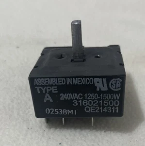 316021500 Frigidaire Stove Oven Small Surface Element Switch Replacement Part - Picture 1 of 7