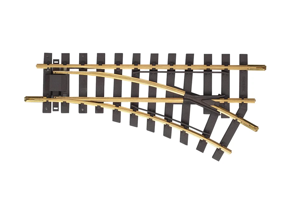 PIKO 35221 R1 MANUAL SWITCH RIGHT 30° TRACK (G-SCALE) - Image 1 of 1