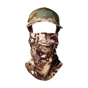 Hiking Camouflage Cap Face Mask Fishing Sun Protection Cooling UV Neck Gaiter - Picture 1 of 14