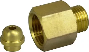 Adaptador conector de montaje de antorcha de soldadura TIG (M16 x 1.5 cambio 1/4G) - Imagen 1 de 6