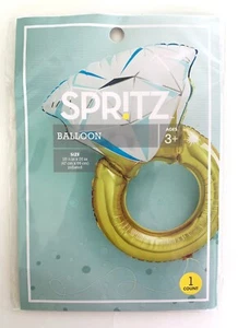 Spritz Large Diamond Ring Mylar Balloon 18.5" x 26" Shower Wedding Decoration - Picture 1 of 2
