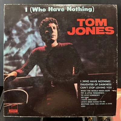 Tom Jones / I (who Have Nothing)   Lp Parrot 71039 Foto 1 de 4