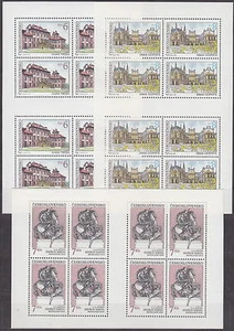 CHECOSLOVAQUIA - 1992 HOJAS DE IMPRESIÓN ARTE Mi. 3126-3128 Sc. 2867-2869 - **MNH** - Imagen 1 de 1