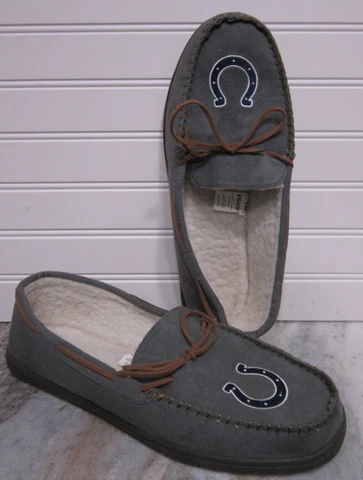FOCO Mens Indianapolis Colts Mocassin Slippers Size XL Cover