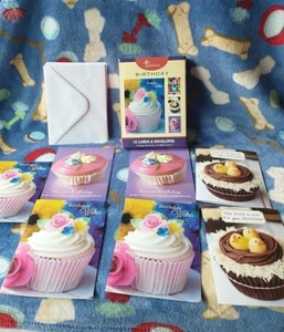 Moments to Treasure (nur 7) Geburtstagskarten & Umschläge mit KJV Schrift Cup Cake - Bild 1 von 11