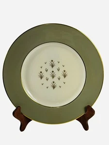 Lenox Glendale X-559 Dinner Plates 10.5” Sage Gold Detail MINT Vintage Lot Of 6 - Picture 1 of 7