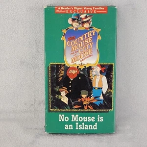 The Country and City Mouse Adventures No Mouse is an Island VHS 1997 TESTED - Imagen 1 de 10
