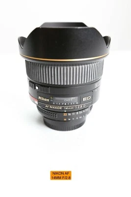Nikon NIKKOR 14mm f/2.8 AS RF D AF A/M ED Lens - Image 1 of 3