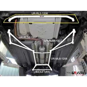 Barra inferior trasera Ultra Racing para 08-16 Chevrolet Cruze/Buick Excelle (RL2-1208) - Imagen 1 de 9