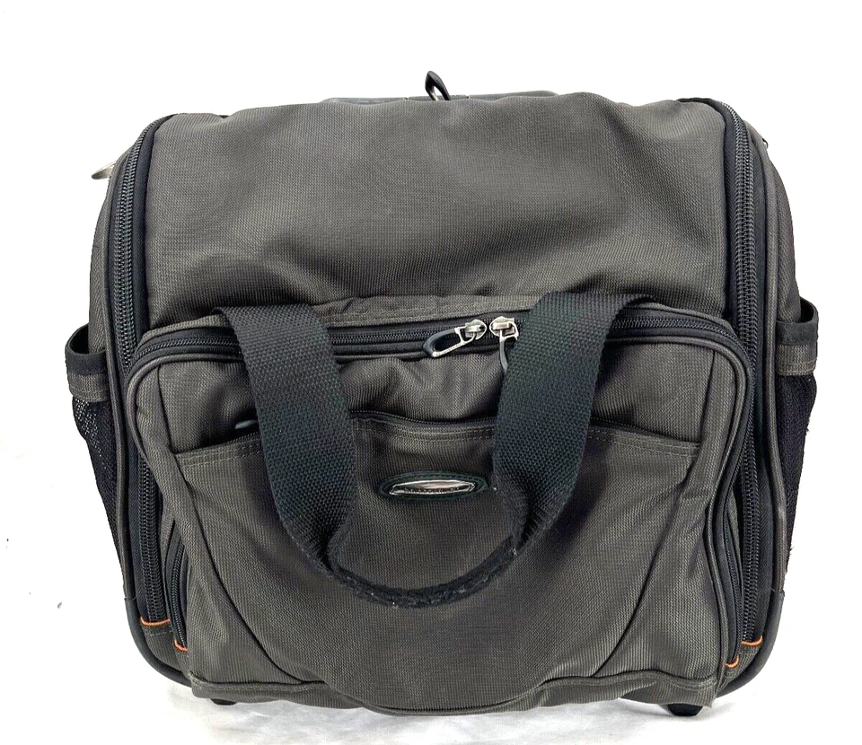 Briggs & Riley Black Travel Portable Overnight Rolling Carry-On Bag Luggage - Image 1 of 4