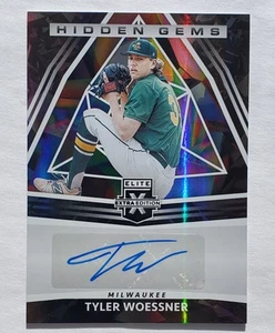 2022 Elite Extra Edition Hidden Gems Autographs Black #HG-TW Tyler Woessner - Picture 1 of 3