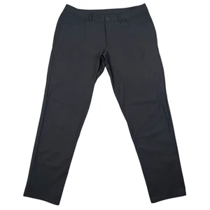 Lululemon ABC Pants Men's 36 Black Classic 5 Pocket Trouser 33in Inseam LM5426S - Picture 1 of 13