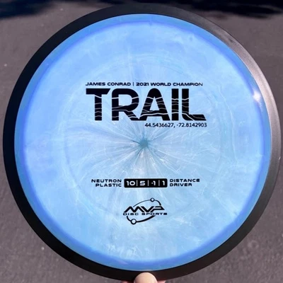 Axiom MVP Neutron Trail - TransColor Explosion Swirl Marbled Conrad Disc Golf - Image 1 of 4