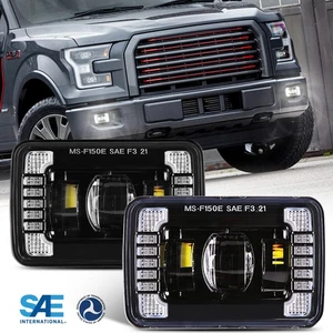 Fit For 2015-2020 Ford F150 F150 Front Bumper Left & Right Side LED Fog Lights - Picture 1 of 10
