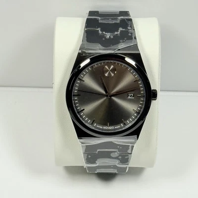 Movado Bold Quest Men's Black PVD Gray Dial Quartz Watch 3601224 - Image 1 of 4