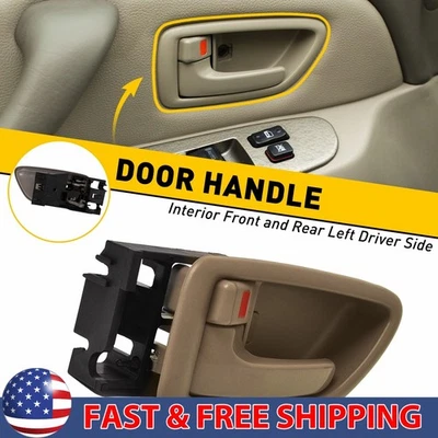Inside Interior Door Handle Front + Rear Set for Toyota Sequoia 01-07 Tundra 06 - Image 1 of 4