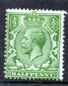 GB 1913 .5d wmk mult cypher SG 397 good M/M, cat £150+ - Picture 1 of 2